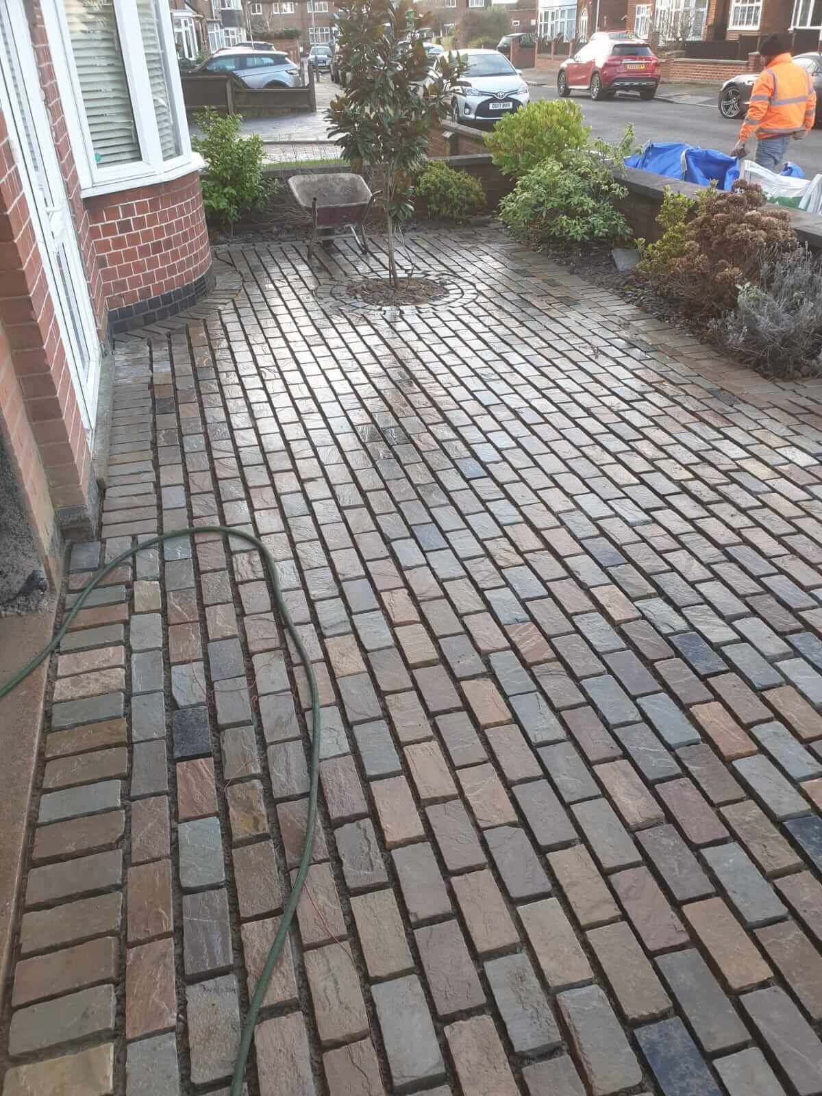 natural stone block pavers leicester
